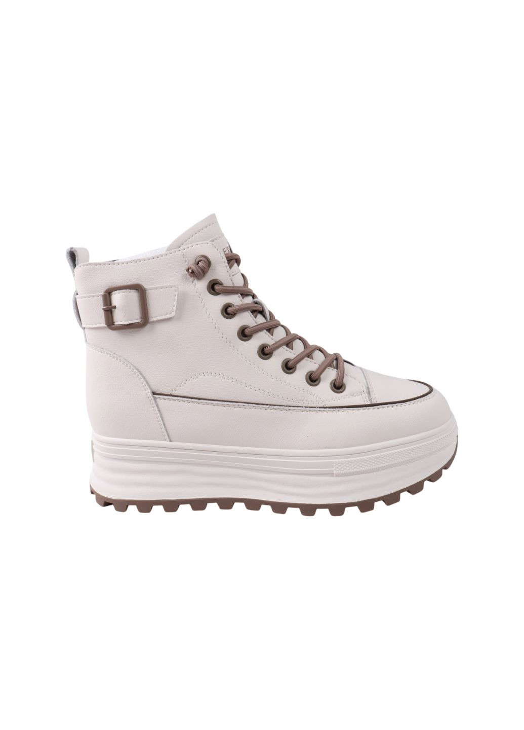 ботинки женские молочные натуральная кожа Lifexpert