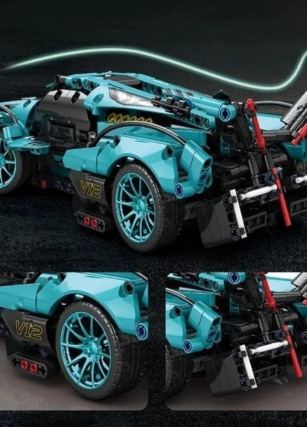 Конструктор гоночная машина Cyberpunk Tiffany V12, 1148 деталей (49020) No Brand (276249657)