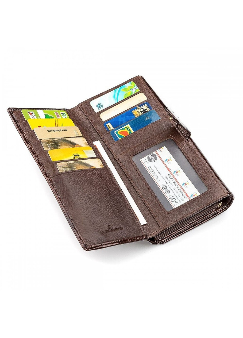 Жіночий шкіряний гаманець ST Leather 18431 (S9001A) Коричневий ST Leather Accessories (262453733)