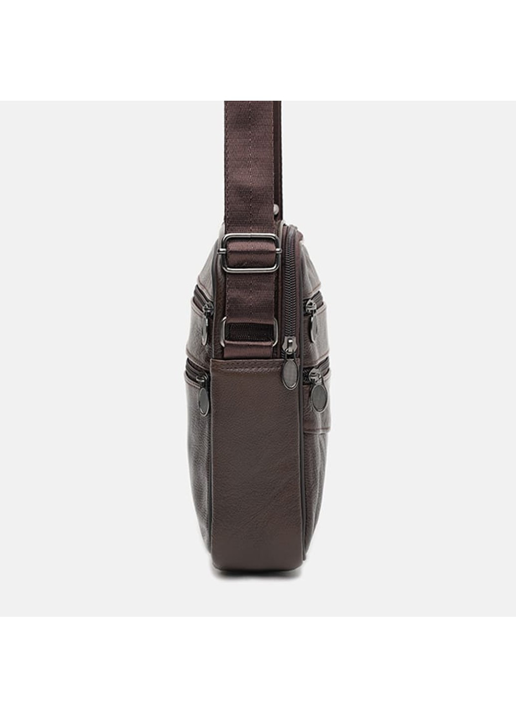 Мужская кожаная сумка K12314br-brown Borsa Leather (266143352)