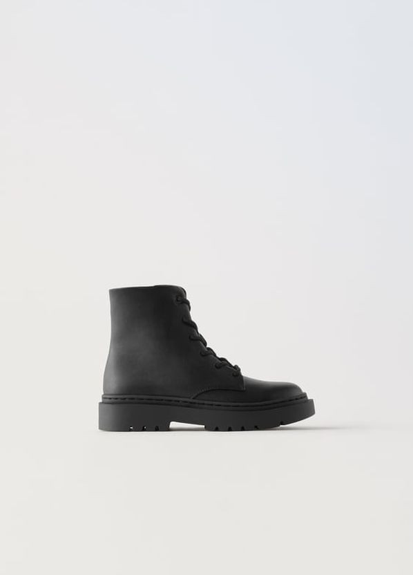 Черные осенние ботинки детские демисезонные Zara