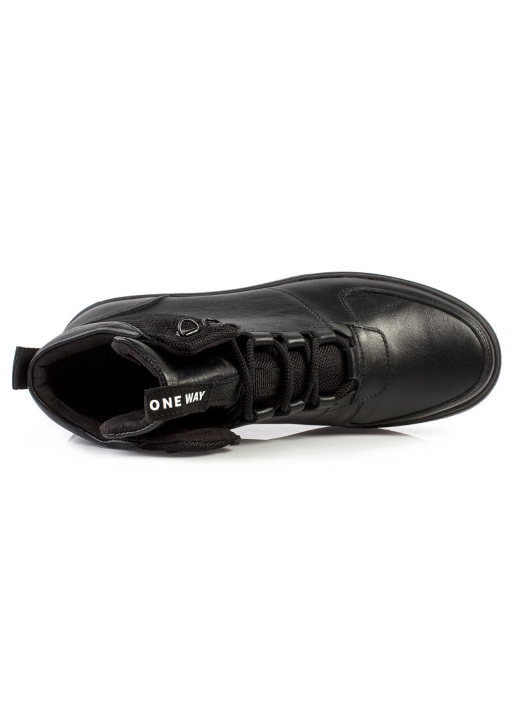 Черные зимние ботинки мужские бренда 9500932_(1) One Way