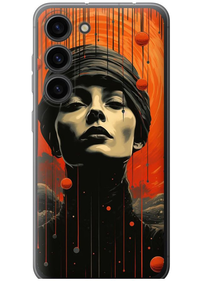 Силиконовый чехол 'Абстрактный портрет v2' для Endorphone Samsung Galaxy S23 (266053976)