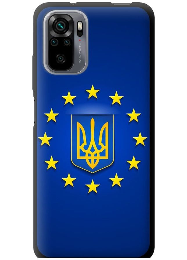 TPU чорний чохол 'Евросоюз 6' для Endorphone Xiaomi Redmi Note 10 (269347365)