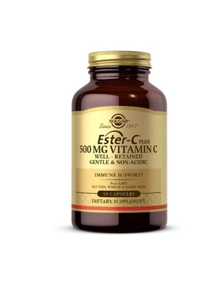 Ester-C Plus Vitamin C 500 mg 90 Caps Solgar (258499041)