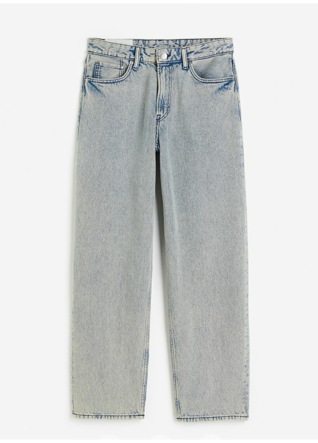 Голубые повседневный демисезонные брюки H&M