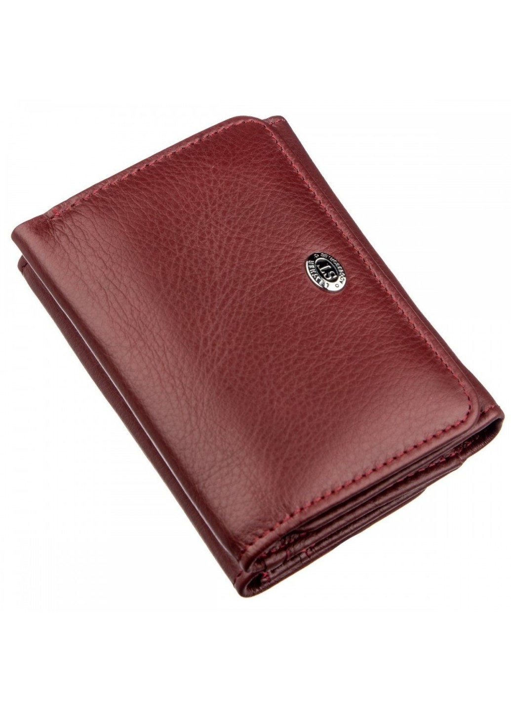 Женский бордовый кошелёк из натуральной кожи ST Leather 18885 ST Leather Accessories (269994229)
