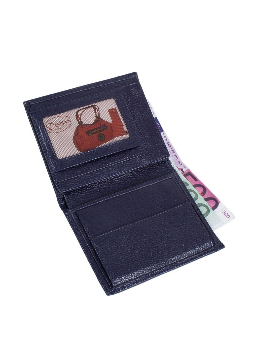 Чоловічий шкіряний чорний гаманець SHI112-1-2GL Desisan (264478222)