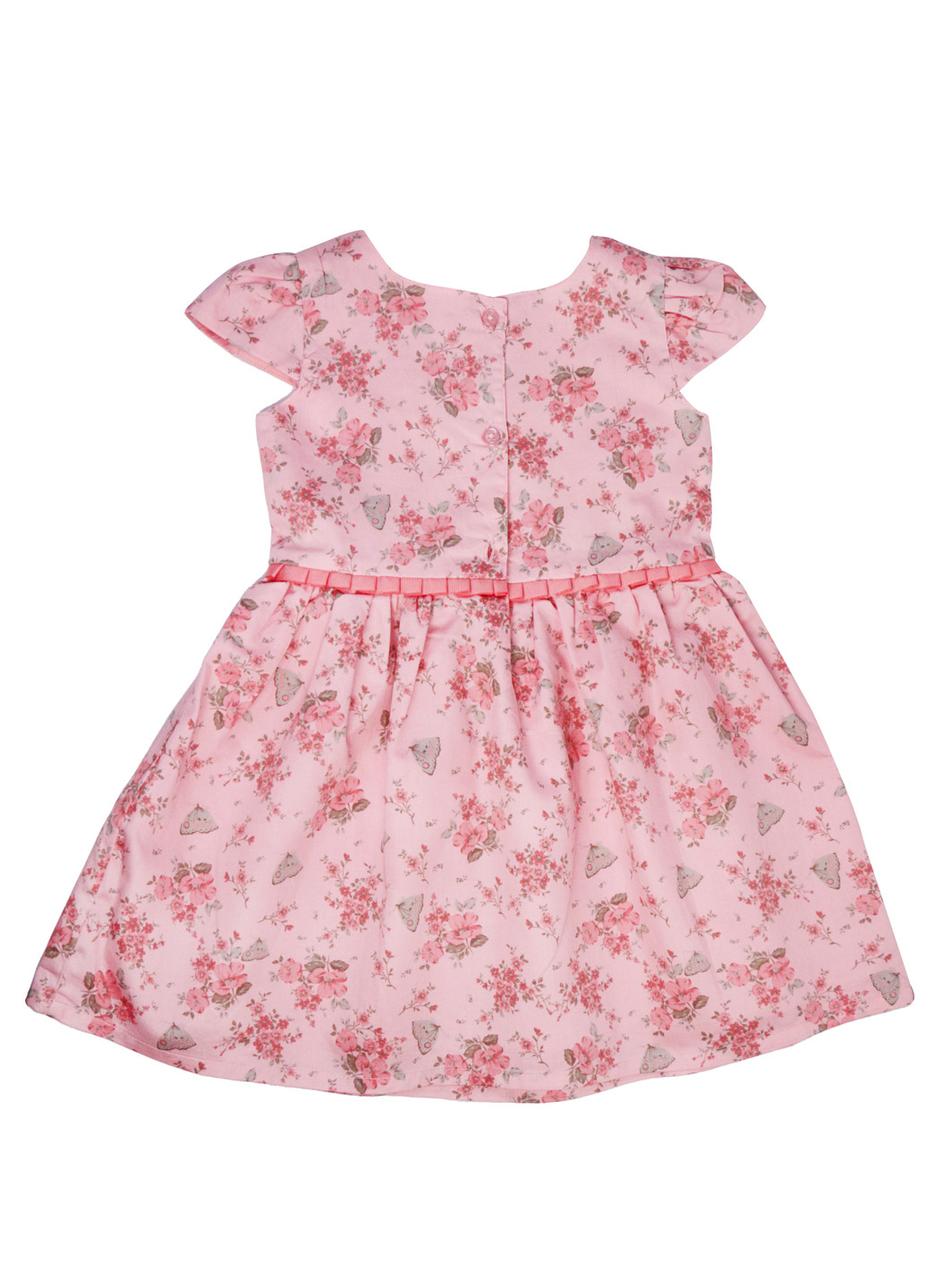Комбинированное нарядное платье для девочки 80 розовый-разноцветный Primark (257818620)