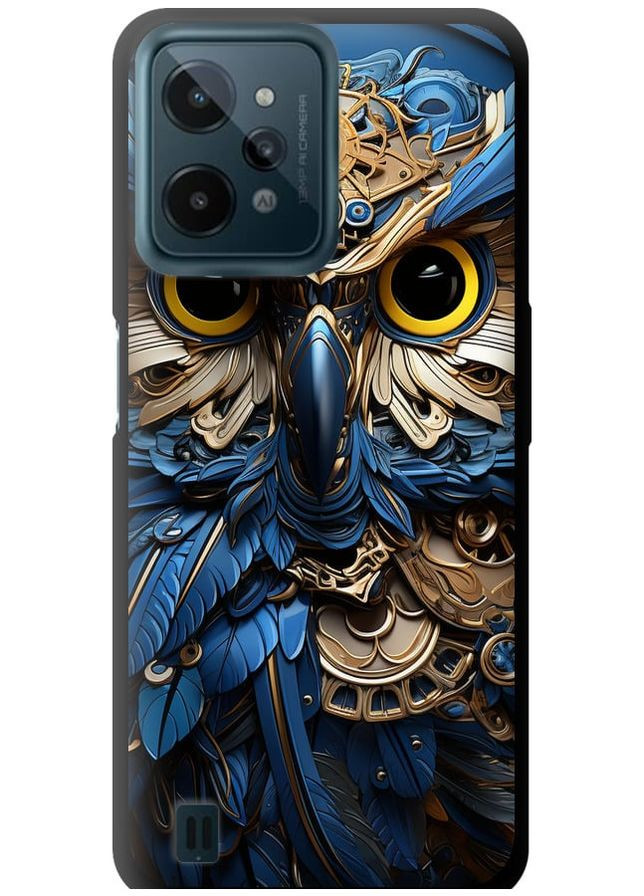 TPU чорний чохол 'Сова v2' для Endorphone Realme C31 (266051021)