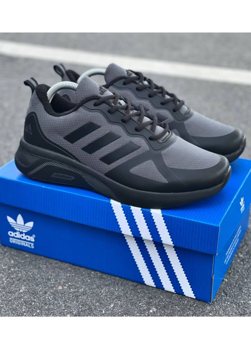 Сірі Зимовий зимові кросівки No Brand