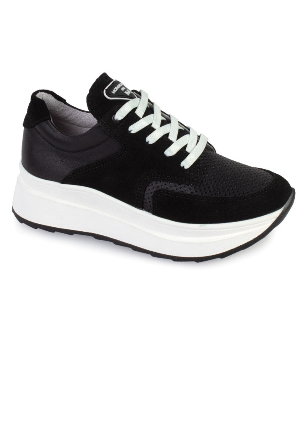 Черные демисезонные кроссовки женские бренда 8301421_(3) ModaMilano