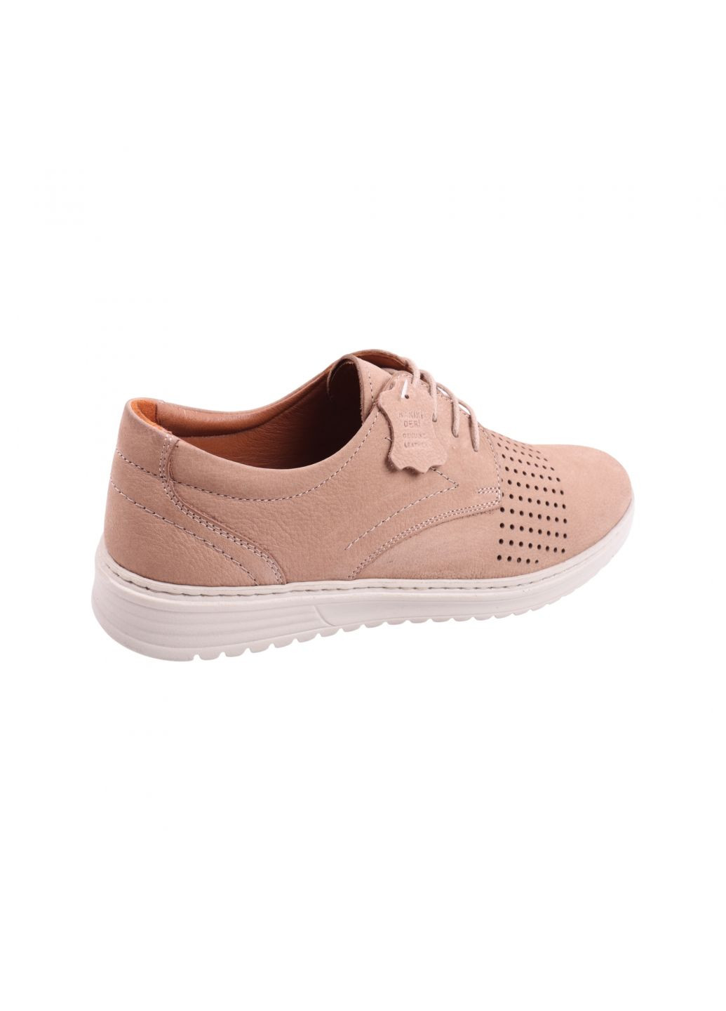 Бежевые туфли мужские капучино натуральний нубук ALTURA