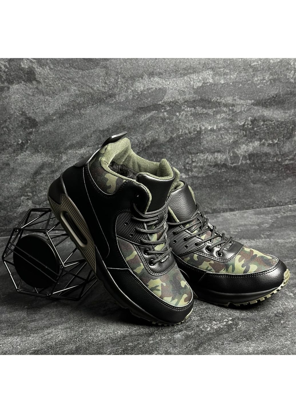 Хаки спортивные, повседневные осенние ботинки зимние термо-влаго защита Stilli