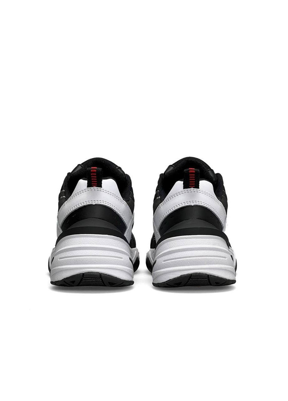 Чорно-білі Осінні кросівки чоловічі, вьетнам Nike M2K Tekno Black White Red