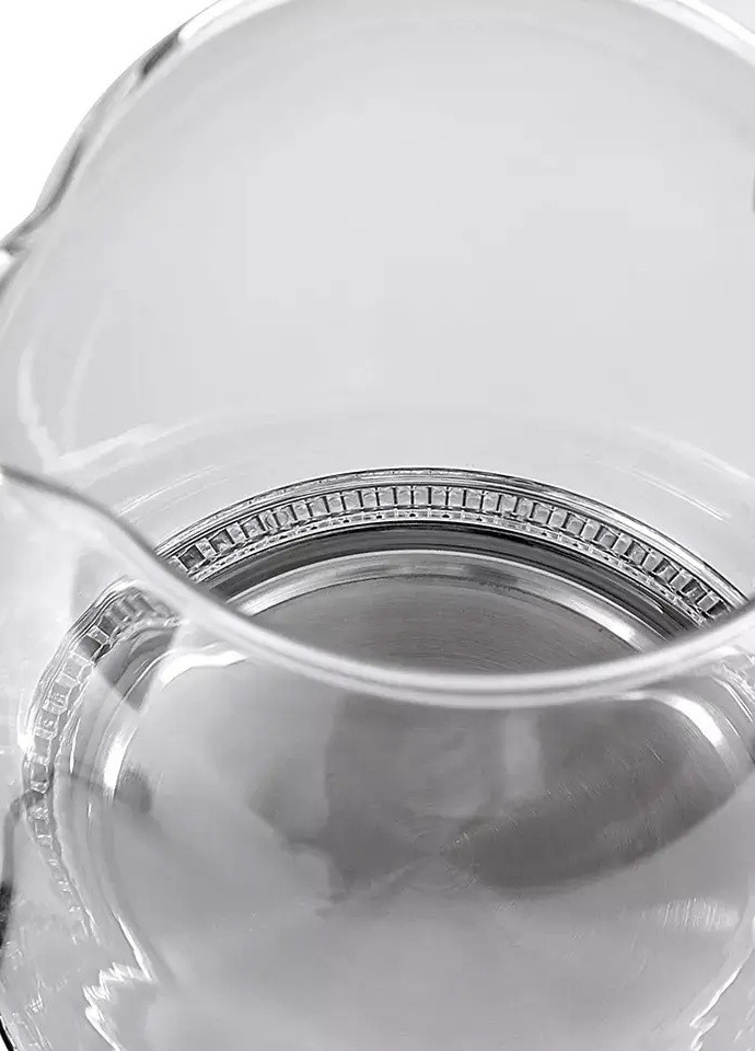 Чайник електричний на підставці скляний 7833 чорний (41033-RAF 7833) XPRO (259554884)