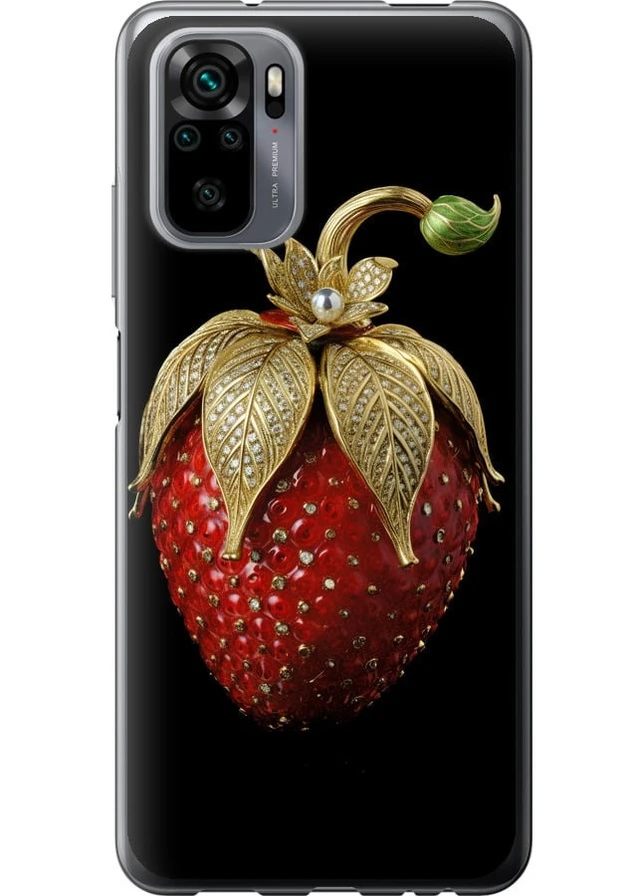 Силіконовий чохол 'Полуниця v3' для Endorphone Xiaomi Redmi Note 10S (259319575)