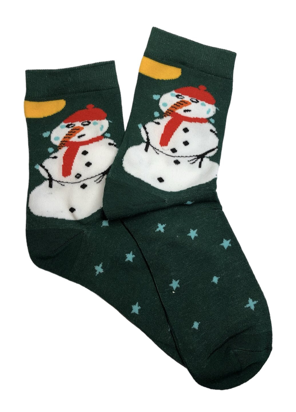 Носки с новогодним принтом "Снеговик" Socks (269462497)