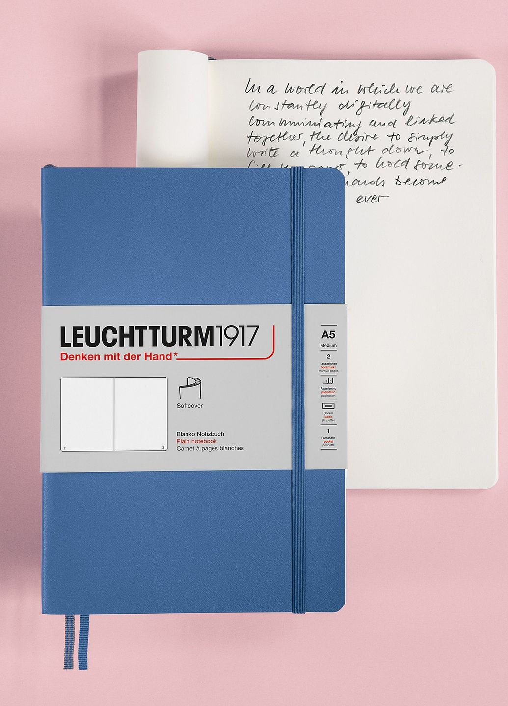 Блокнот Muted Colours Средний, Мягкая обложка, Sage, линия Leuchtturm1917 (269901240)