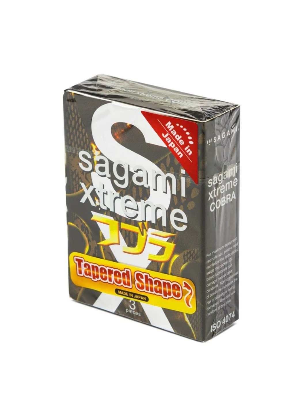 Презервативы Xtreme Tapered Shape (Cobra) 3шт Sagami (259906625)