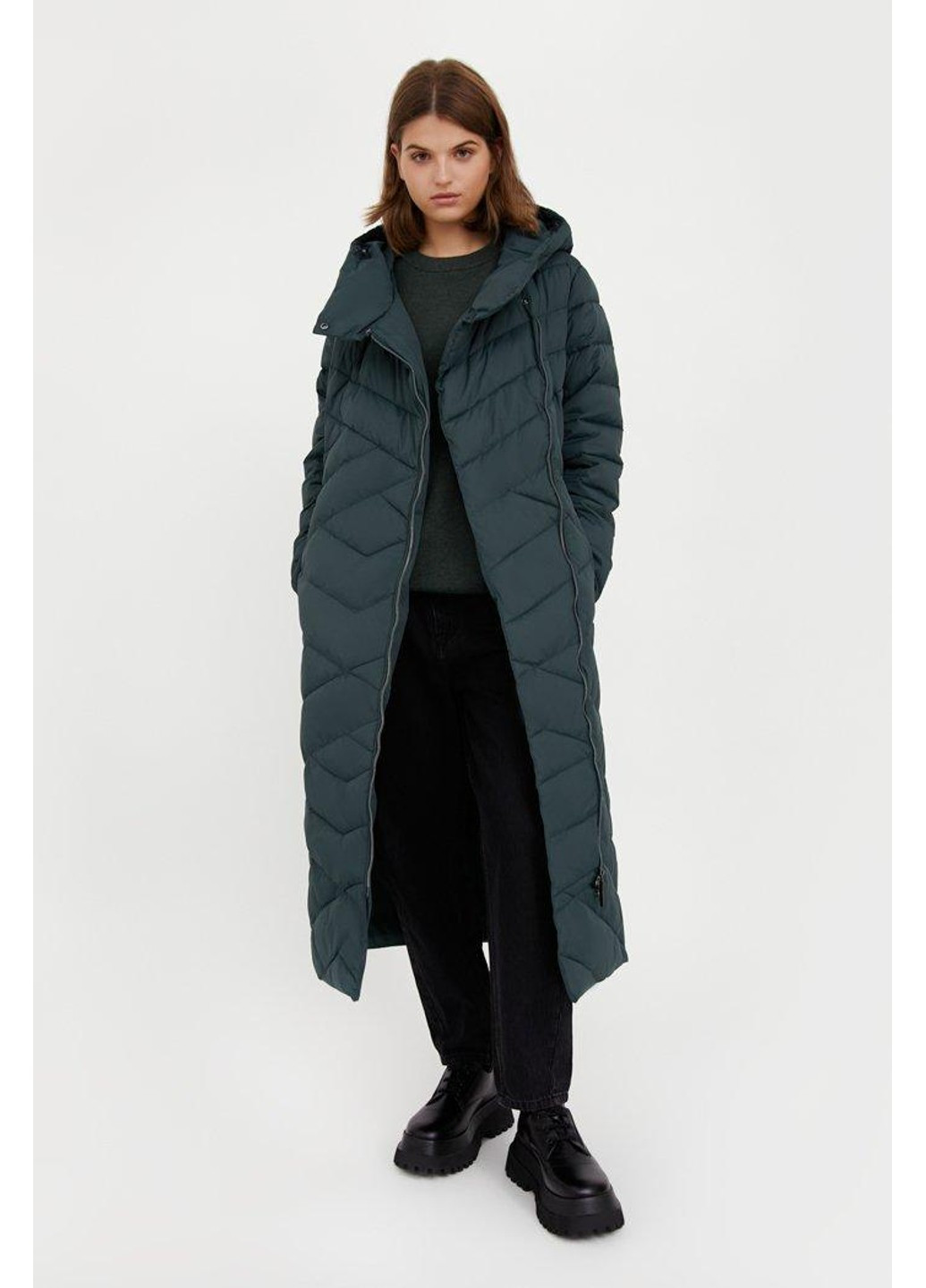 Зеленая зимняя зимняя куртка va20-11009-506 Finn Flare