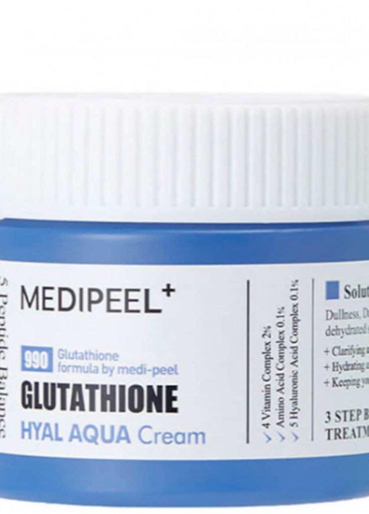 Увлажняющий крем-гель с глутатионом для сияния кожи Glutathione Hyal Aqua Cream Medi-Peel (267158983)
