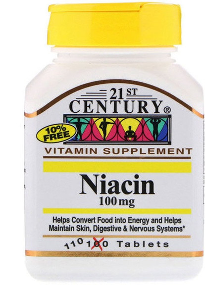 Niacin 100 mg 110 Tabs 21st Century (256719826)