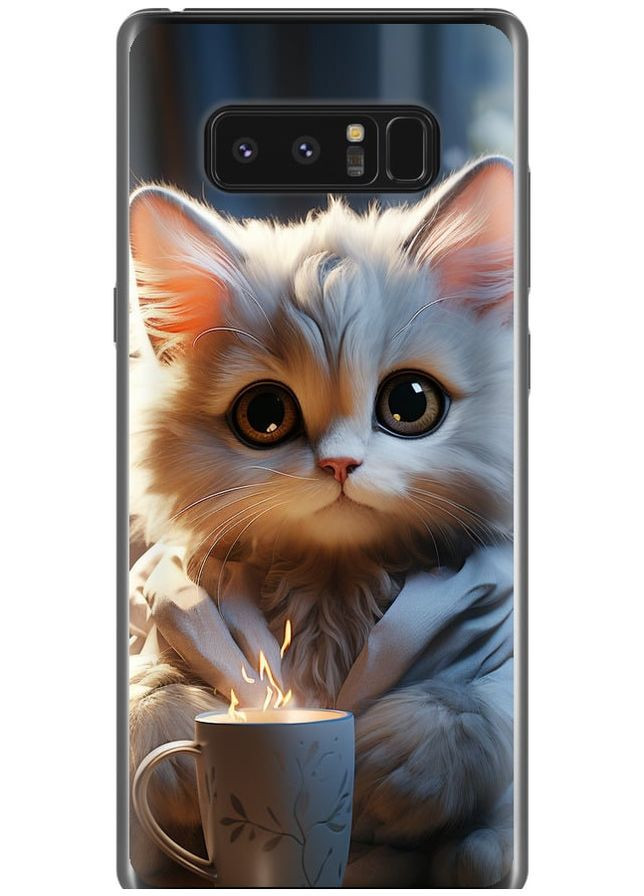 Силиконовый чехол 'White cat' для Endorphone samsung galaxy note 8 (265397642)