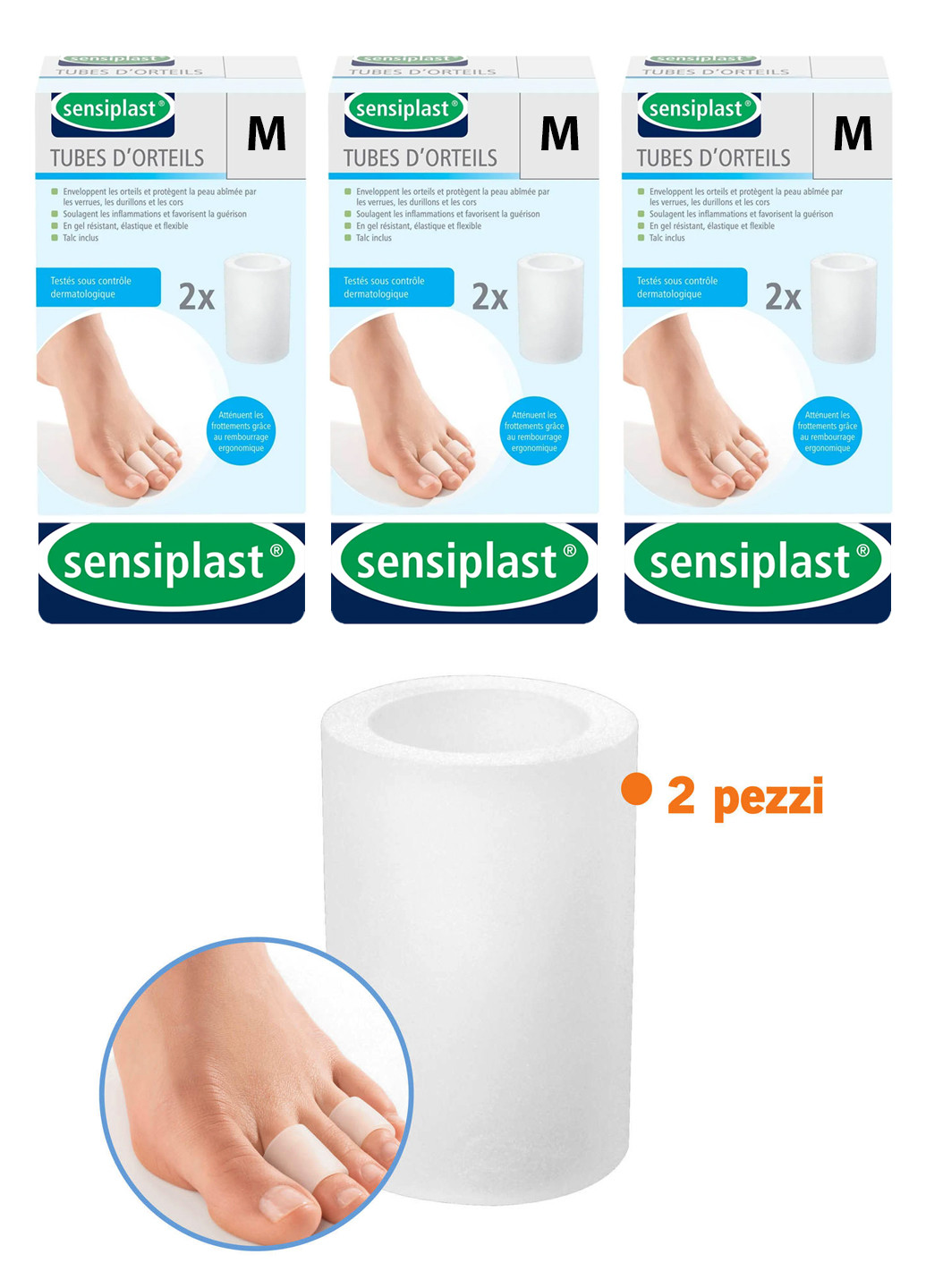 Медицинские накладки для ног (10 шт) Sensiplast (259939803)