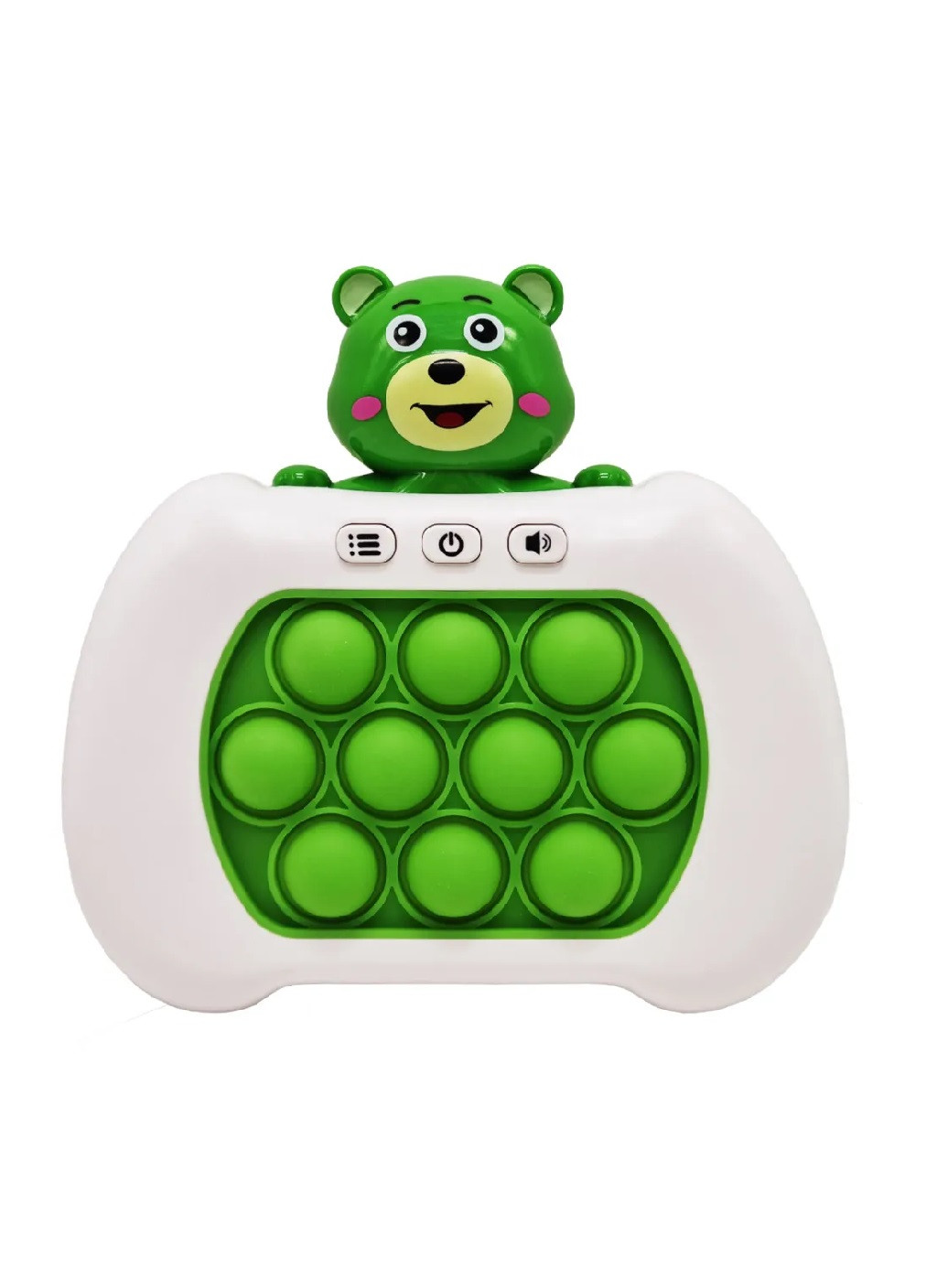 Электронная игрушка антистресс головоломка для детей малышей с пузырьками на батарейках (476248-Prob) Мишка с белыми кнопками Unbranded (277978168)