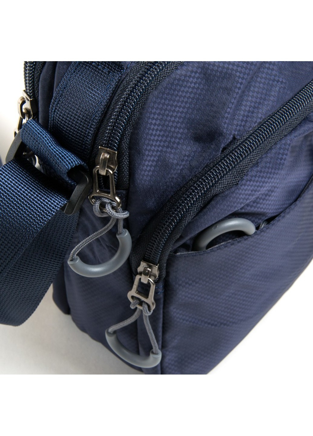 Чоловіча сумка над плечем 63704 синій Lanpad (261856088)
