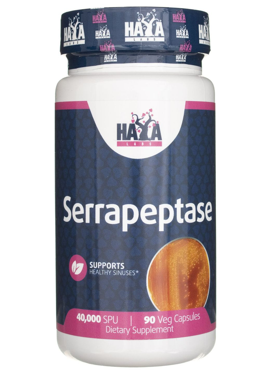 Серрапептаза Serrapeptase 40000 SPU 90 caps Haya Labs (260062097)
