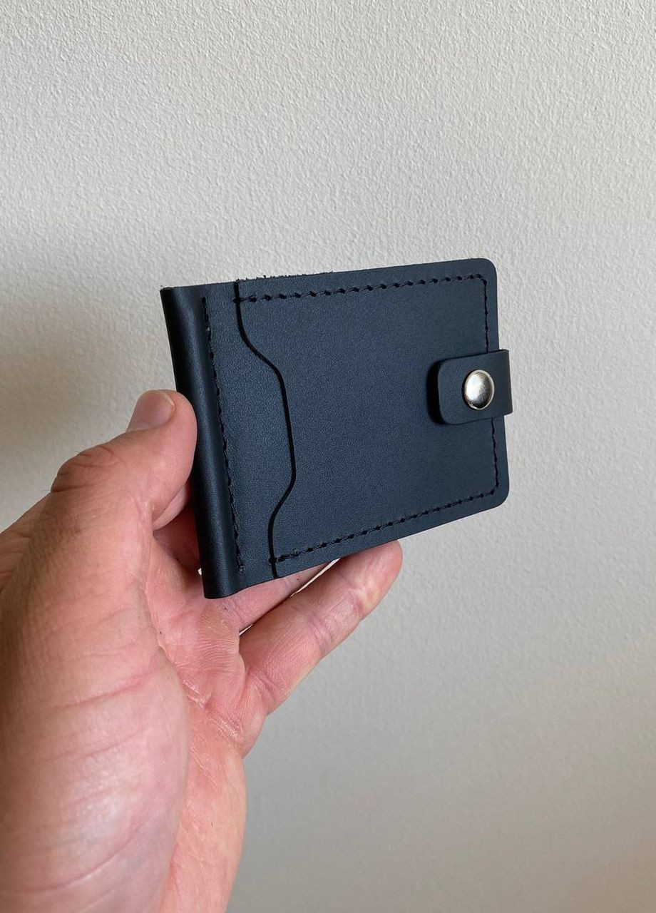 Чорний затискач для грошей утримувач для купюр карт Classic black No Brand (260026941)