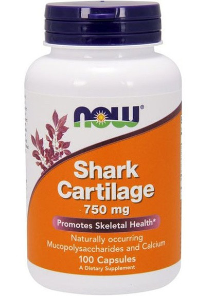 Shark Cartilage 750 mg 100 Caps Now Foods (257252312)