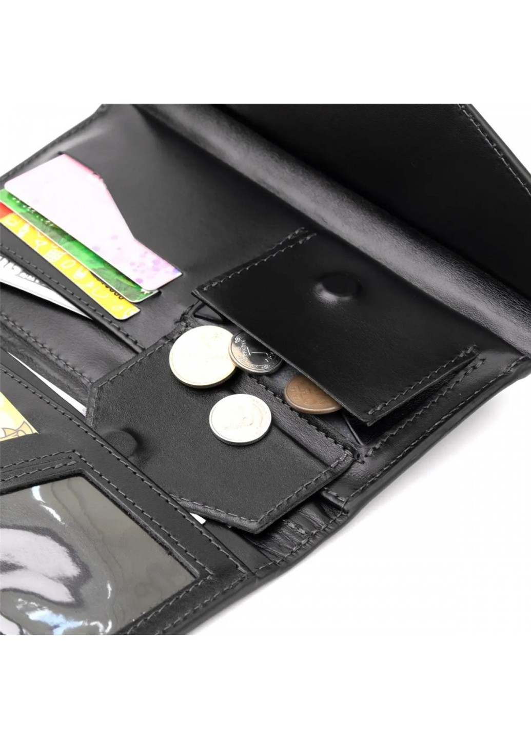 Мужской кожаный кошелек-борсетка 11337 Grande Pelle (262523131)