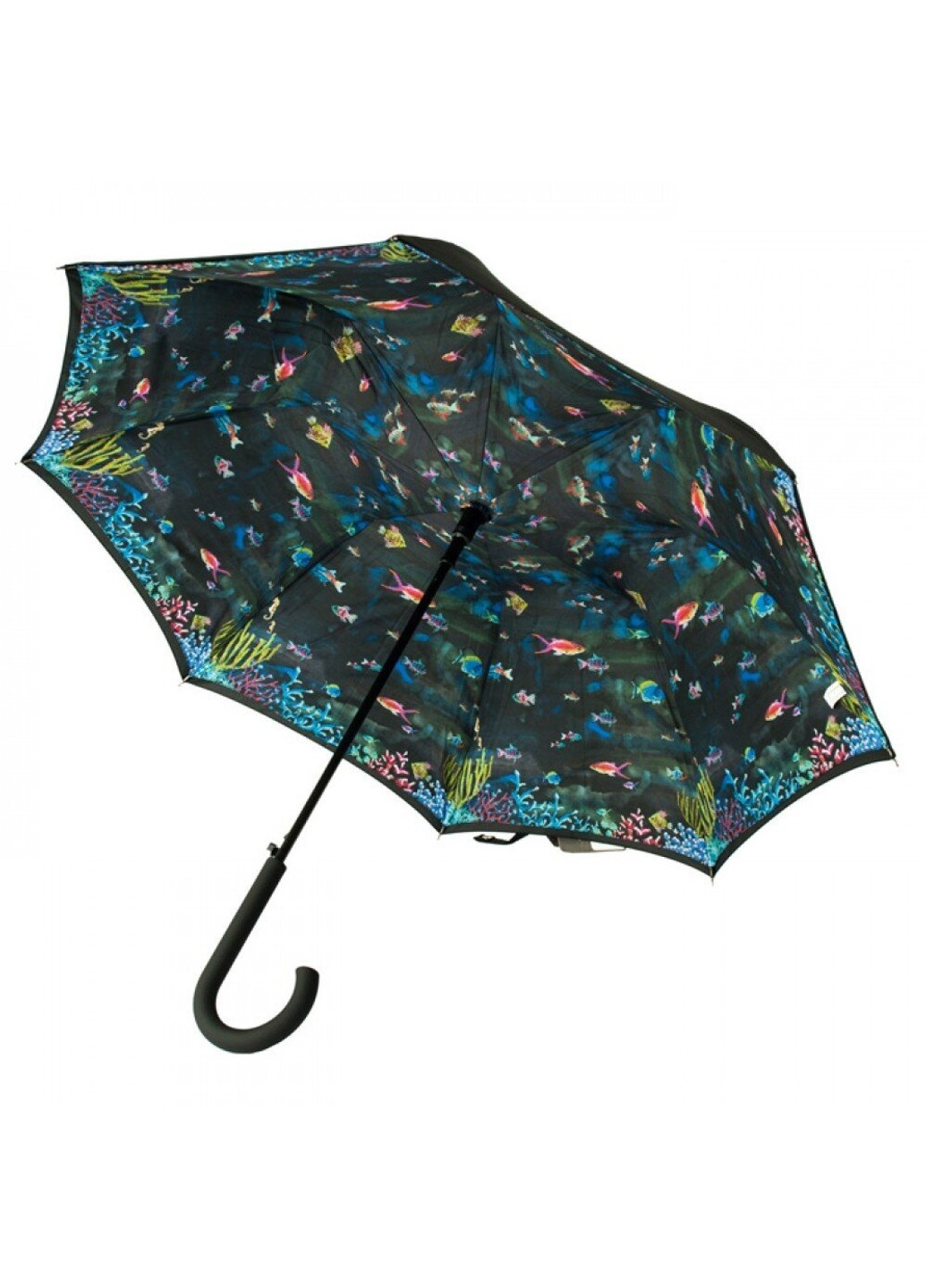 Жіноча парасолька-тростина напівавтомат Bloomsbury-2 L754 Under The Sea (Під водою) Fulton (262087058)
