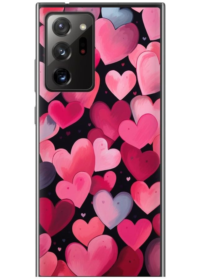 2D пластиковий чохол 'Сердечка 4' для Endorphone Samsung Galaxy Note 20 Ultra (267240746)