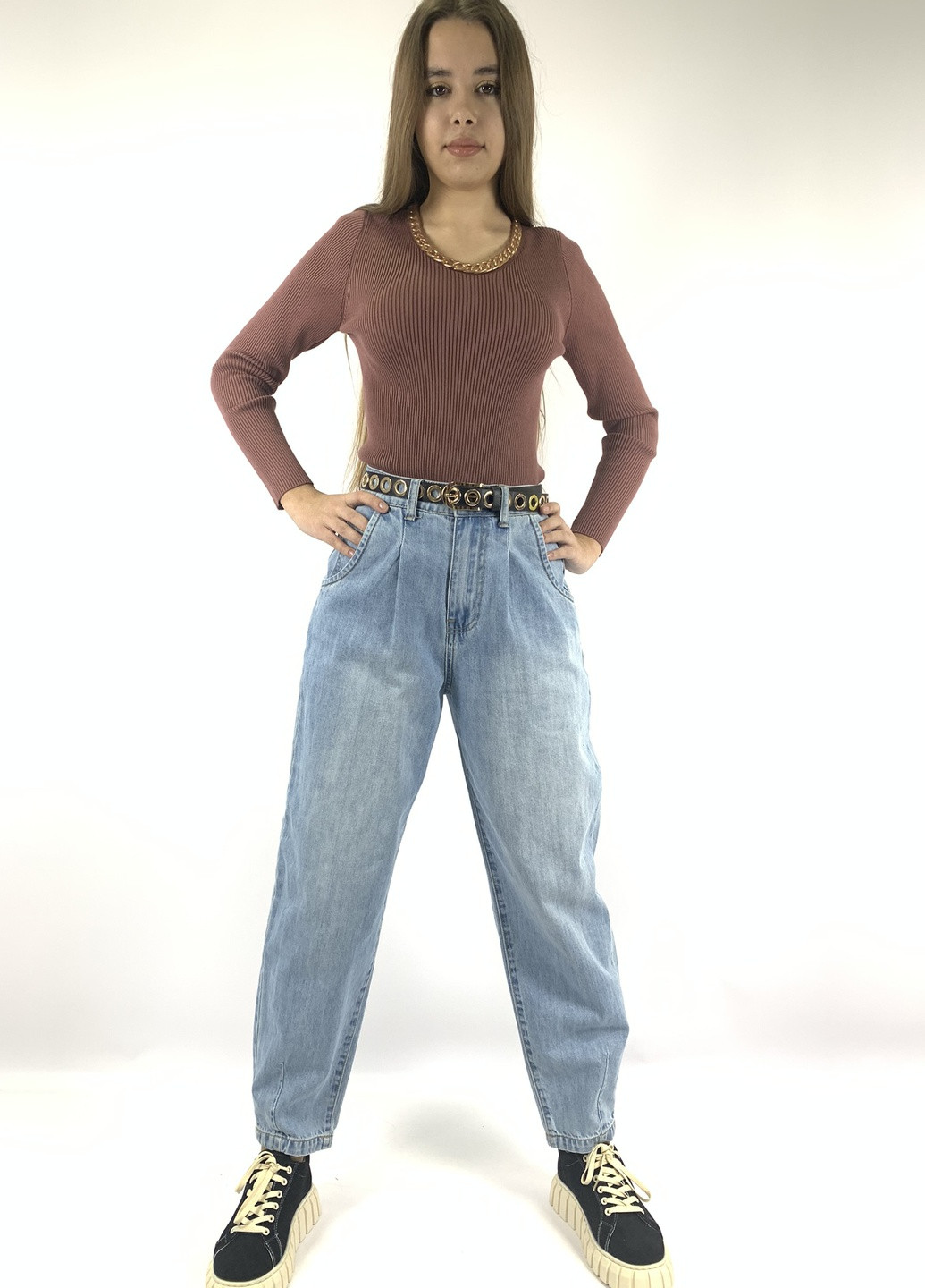 Теракотова блуза жіноча C`est Monique