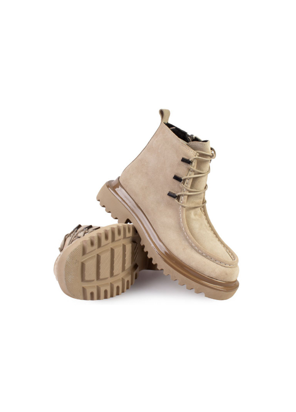 Зимние ботинки женские бренда 8501223_(2) ModaMilano из натурального нубука