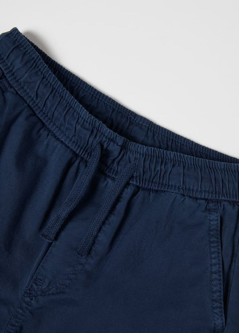 Синие повседневный демисезонные брюки карго Zara