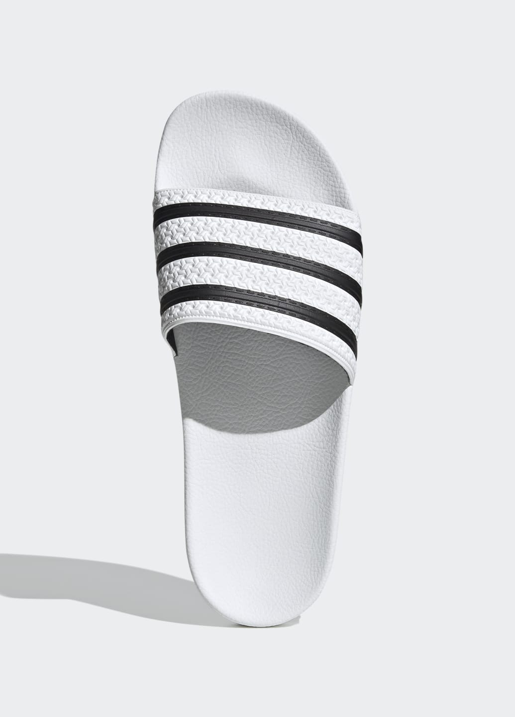 Белые шлепанцы adilette adidas