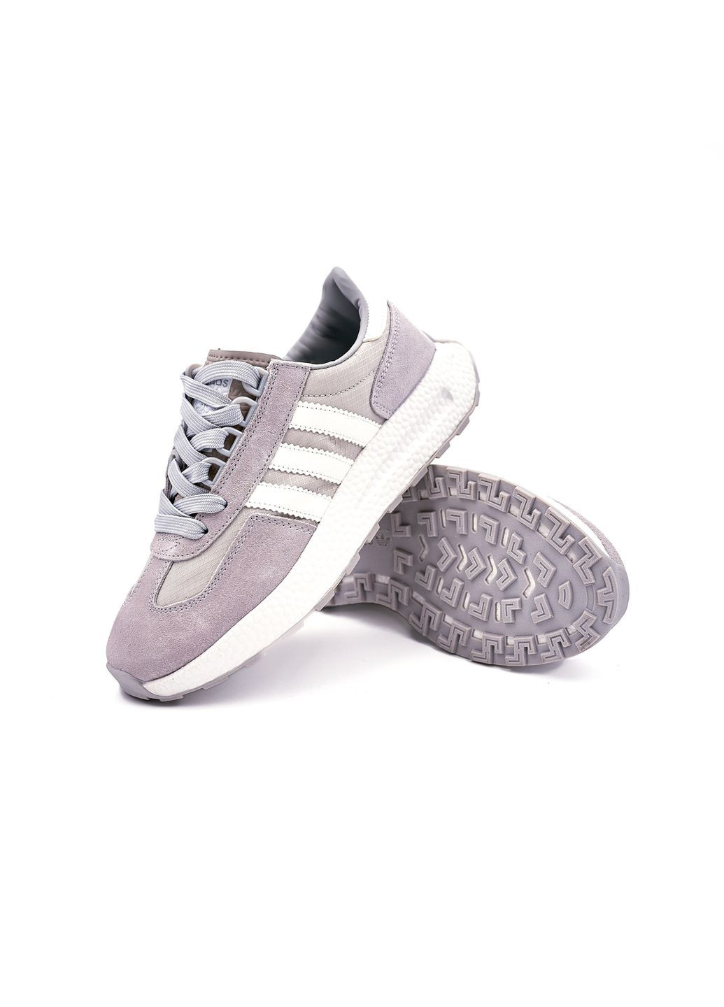 Бежевые всесезонные кроссовки white grey, вьетнам adidas Retropy