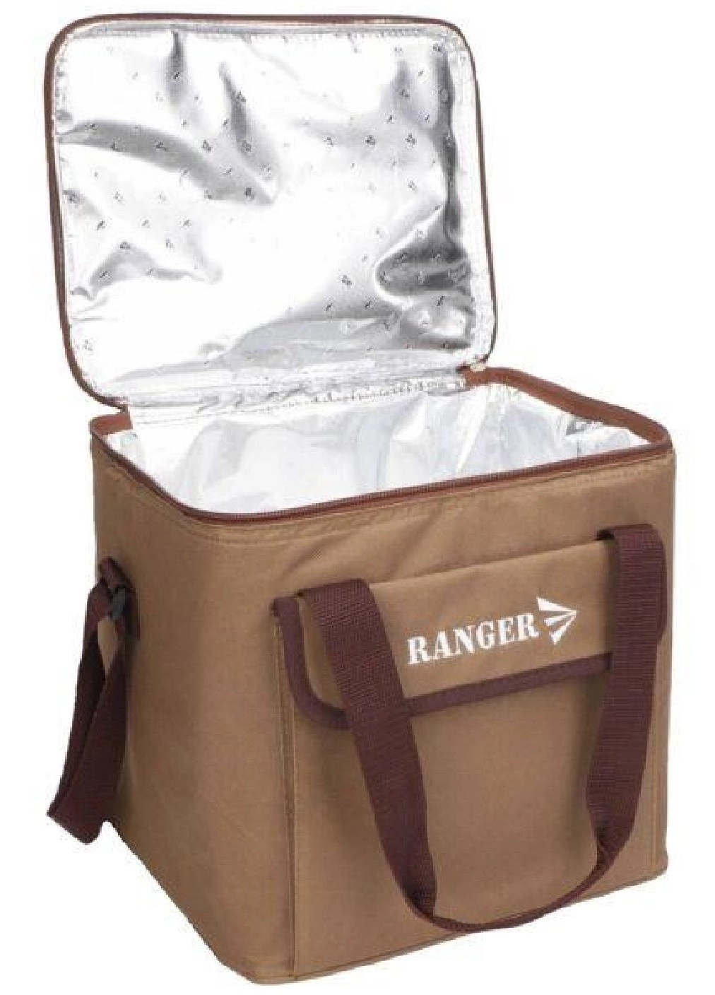 Термосумка сумка холодильник вместительная для кемпинга пикника туризма походов 30 л 40х26х35 см (475362-Prob) Коричневая Unbranded (266410626)