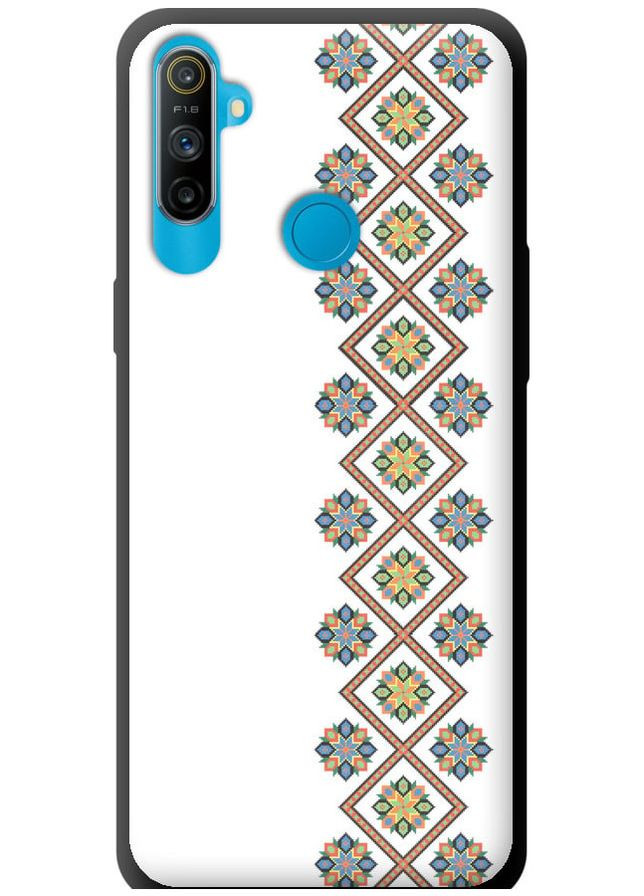 TPU черный чехол 'Вышиванка 24' для Endorphone Realme C3 (269358763)