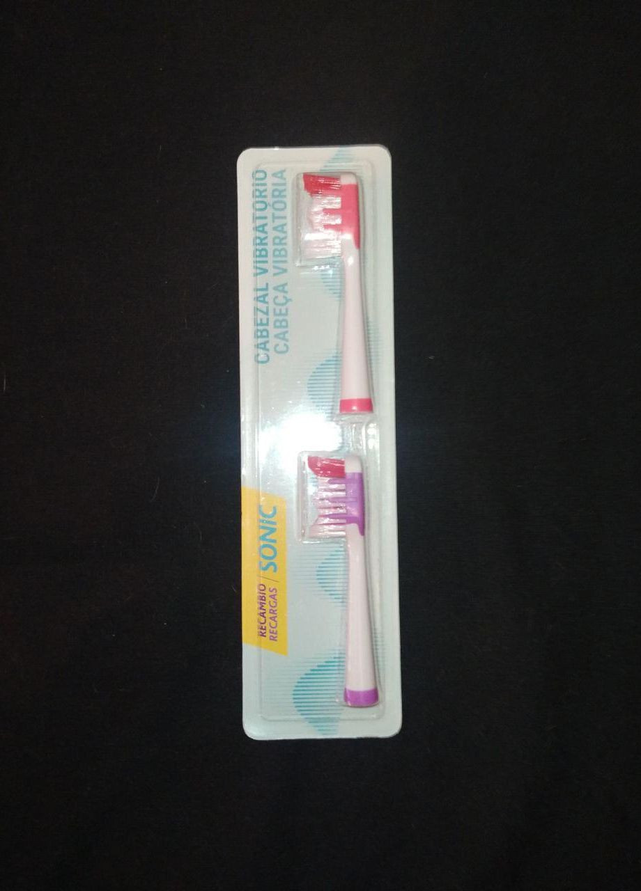 Електрична зубна щітка SONIC Фіолетова + Запасні насадки 2шт. Deliplus (267147665)
