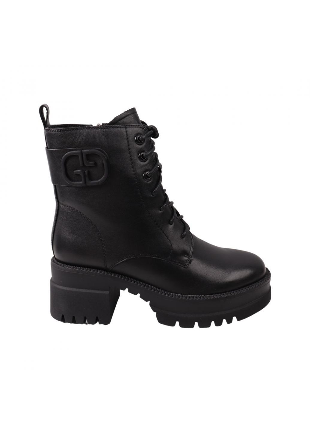 Черевики жіночі чорні натуральна шкіра Molka 189-22ZHC (257440243)