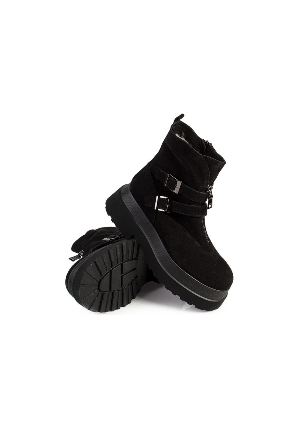 Зимние ботинки женские бренда 8501061_(1) ModaMilano из натуральной замши