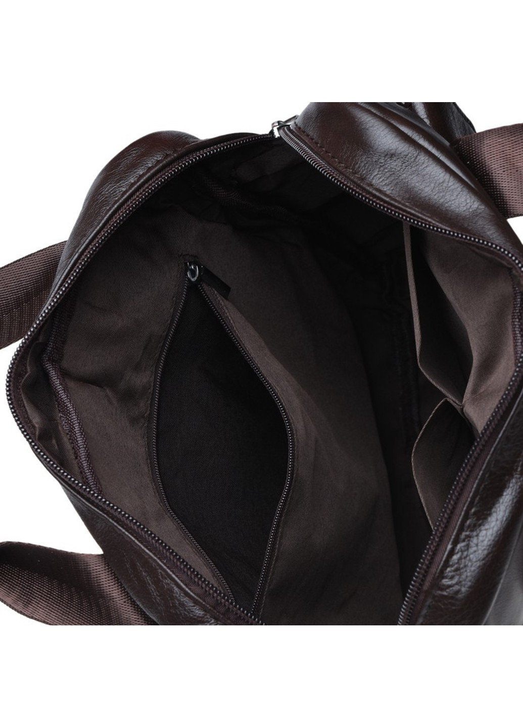Мужская кожаная сумка K18863-brown Borsa Leather (271665033)