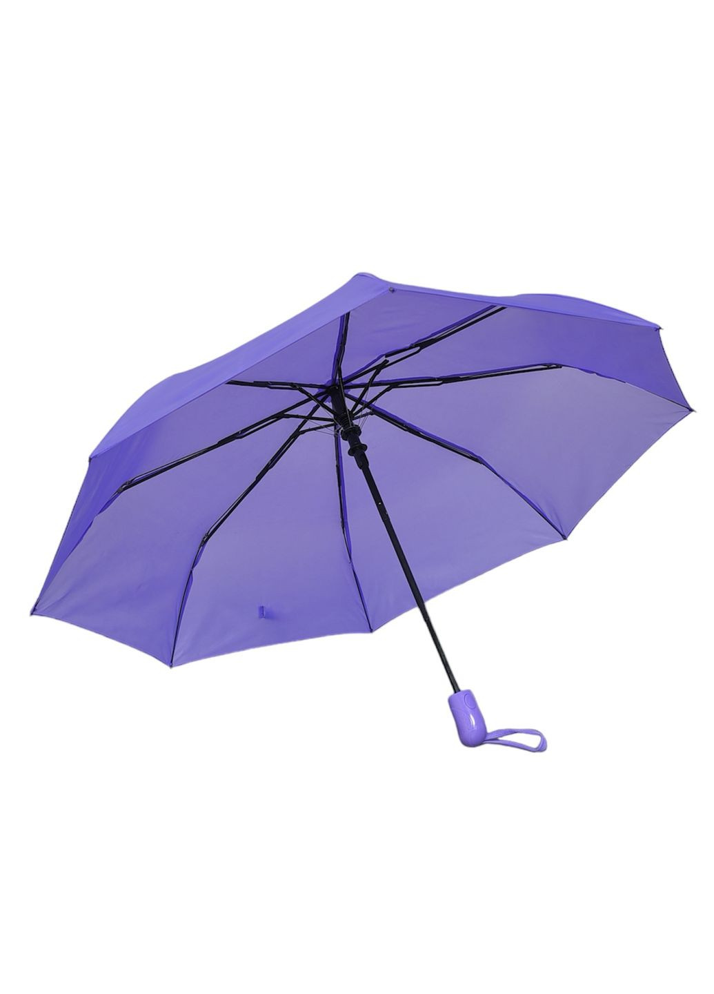 Зонт полуавтомат сиреневого цвета Let's Shop (269089006)