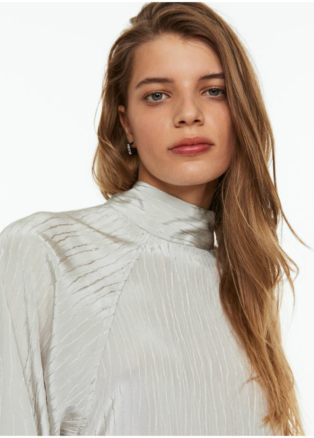 Серая коктейльный рубашка H&M